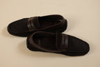The Classic Penny Loafer: Dark Chocolate Suede