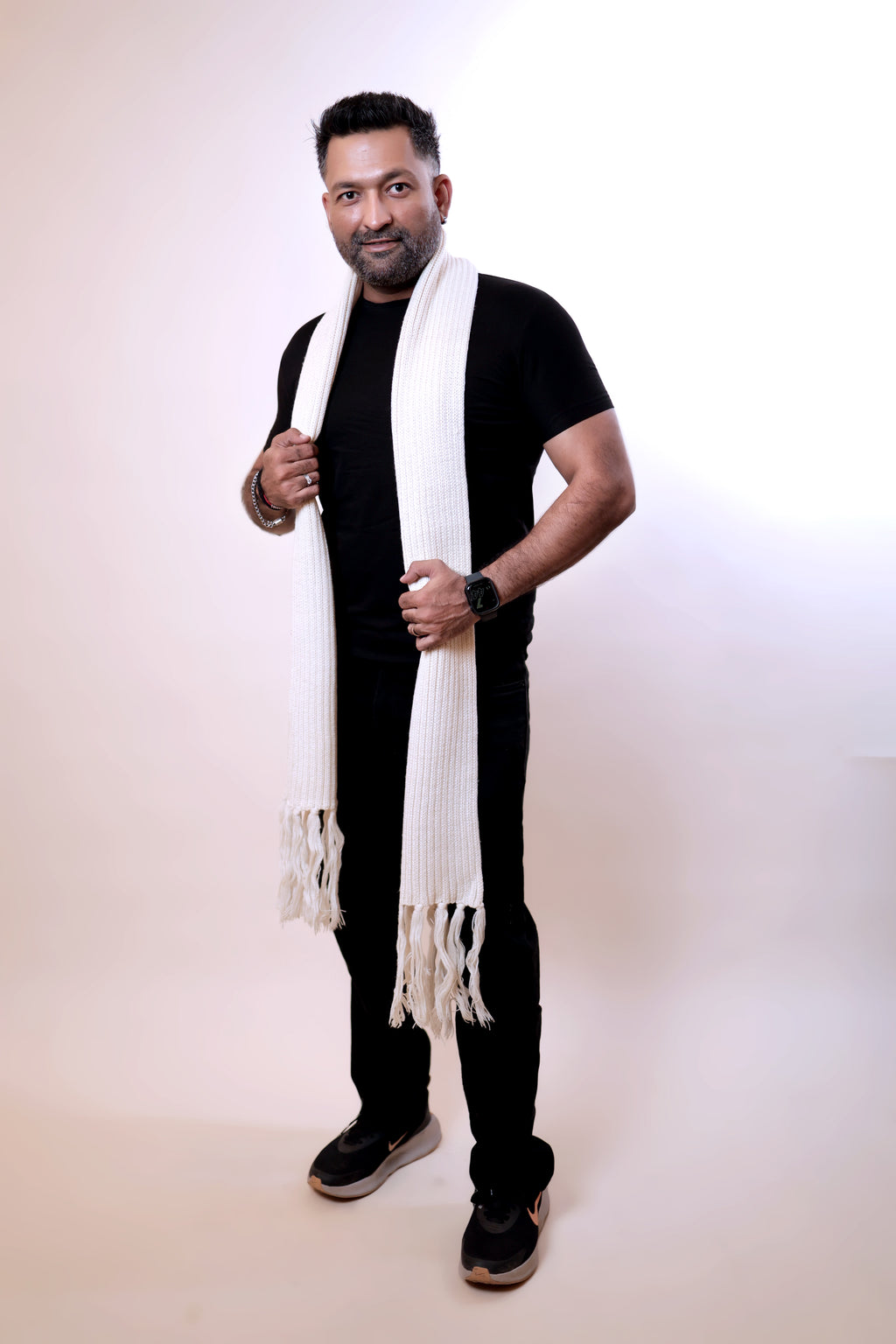 Men’s Winter Knitted Woolen Scarf