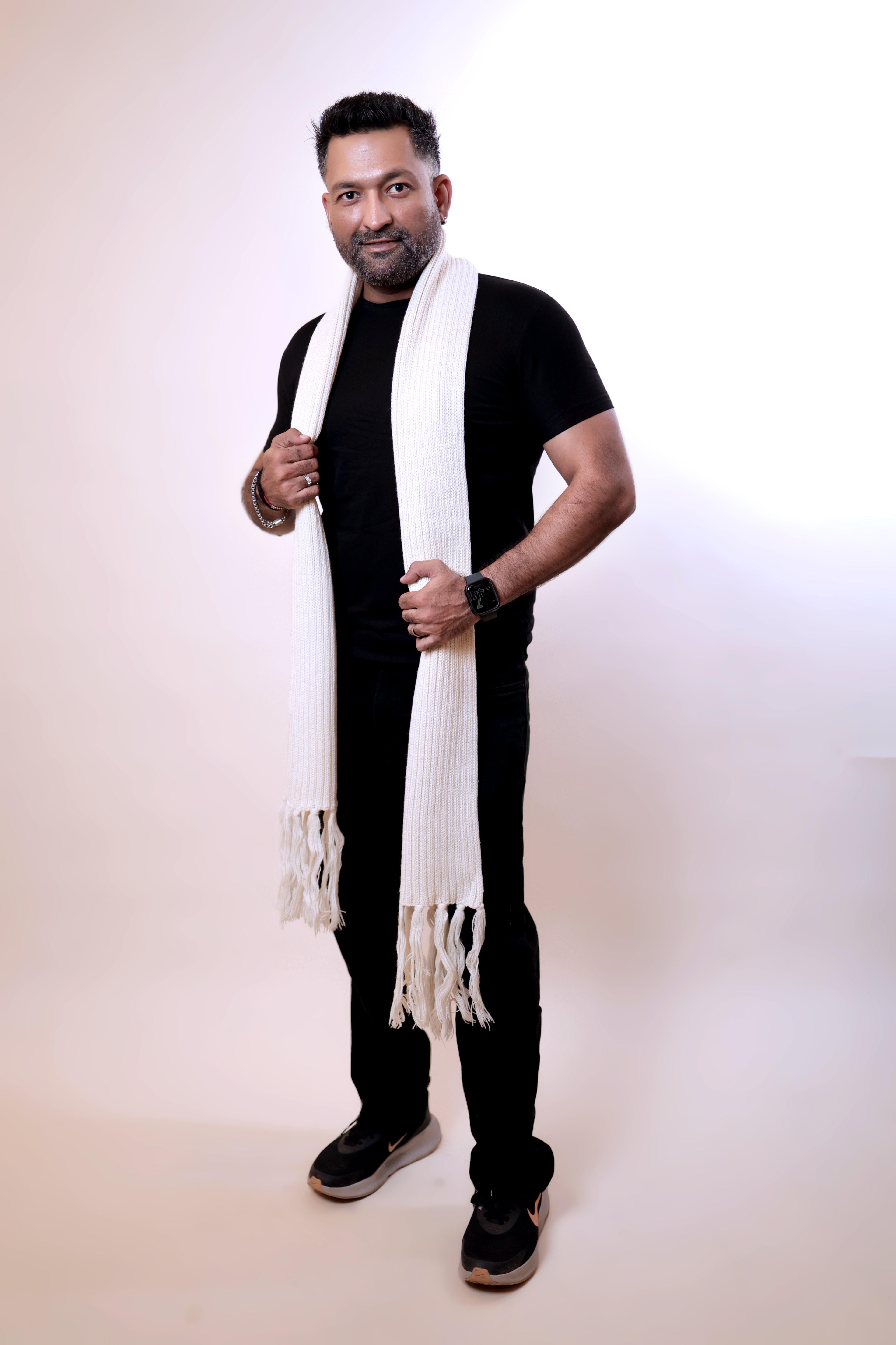 Men’s Winter Knitted Woolen Scarf