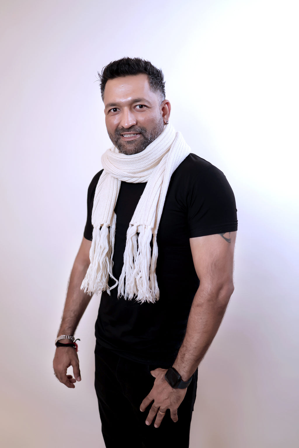 Men’s Winter Knitted Woolen Scarf