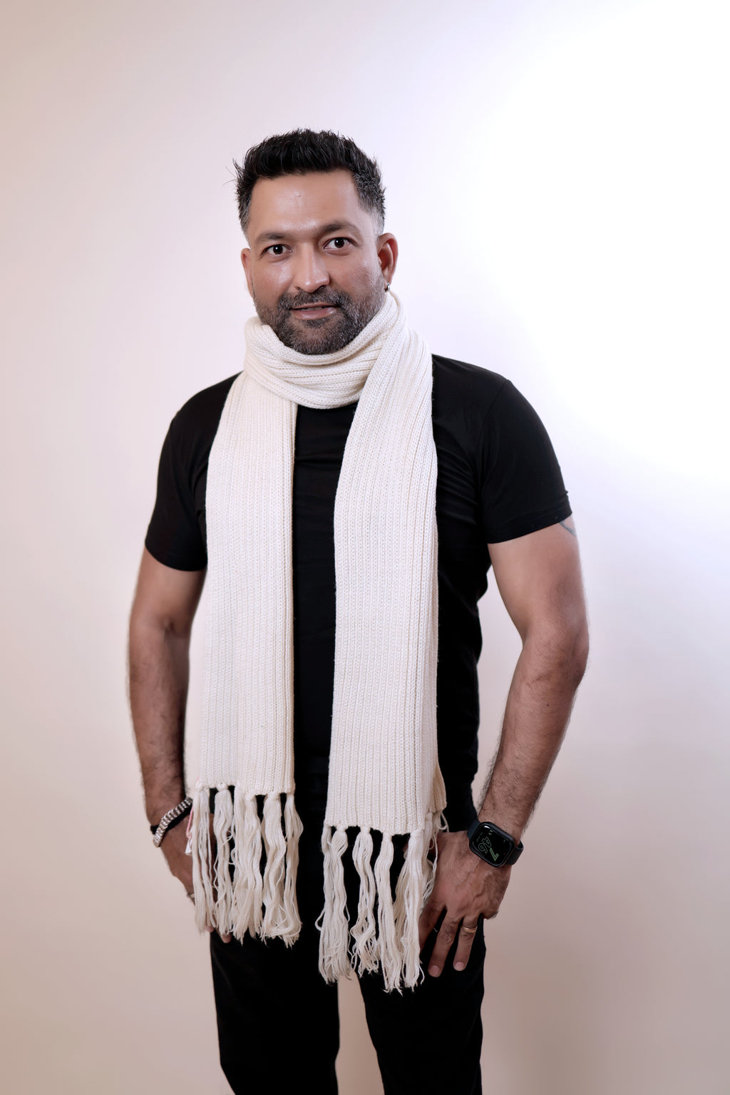 Men’s Winter Knitted Woolen Scarf