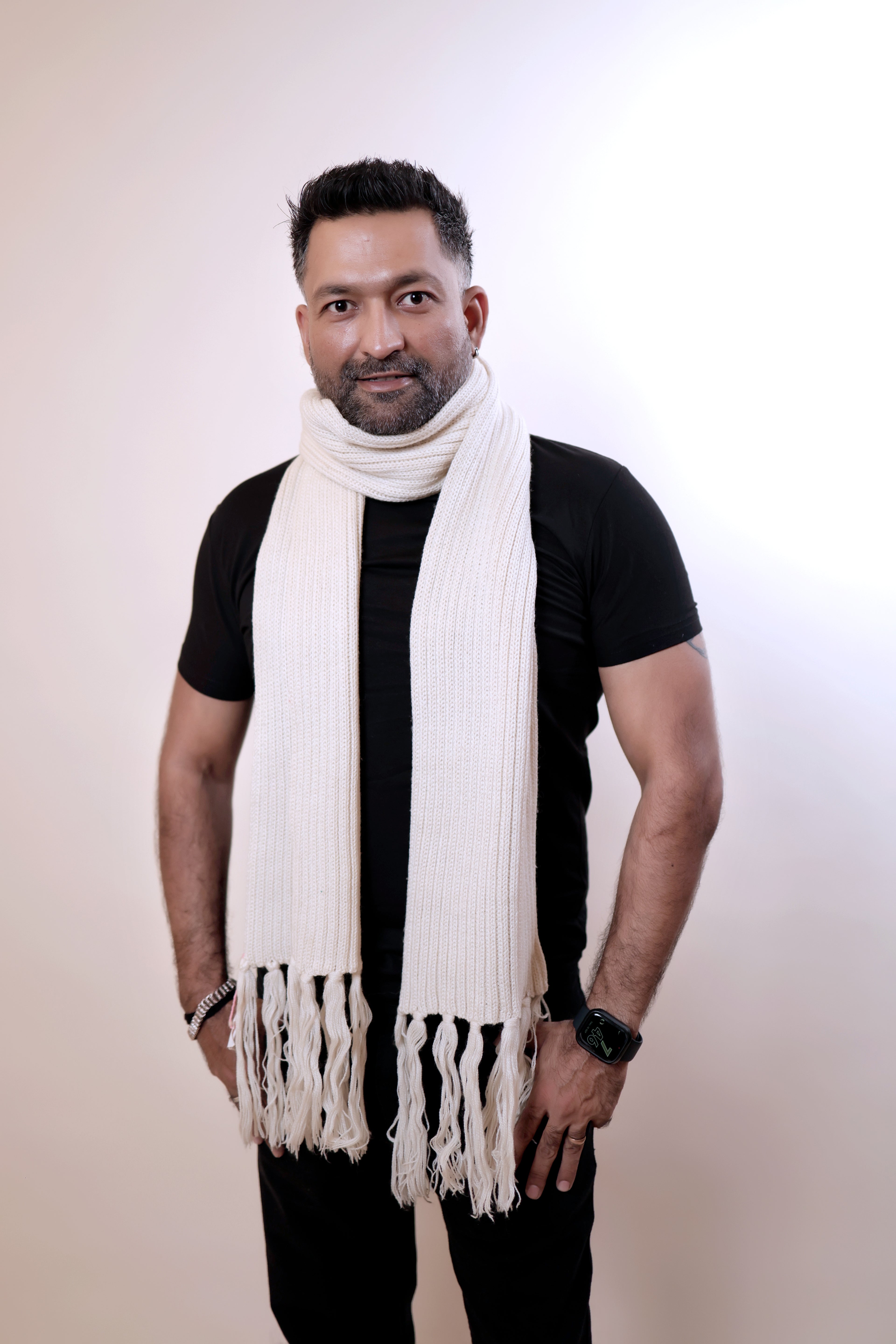 Men’s Winter Knitted Woolen Scarf