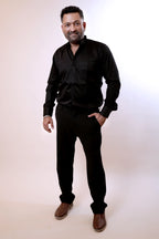 Men’s Classic Black Formal Shirt