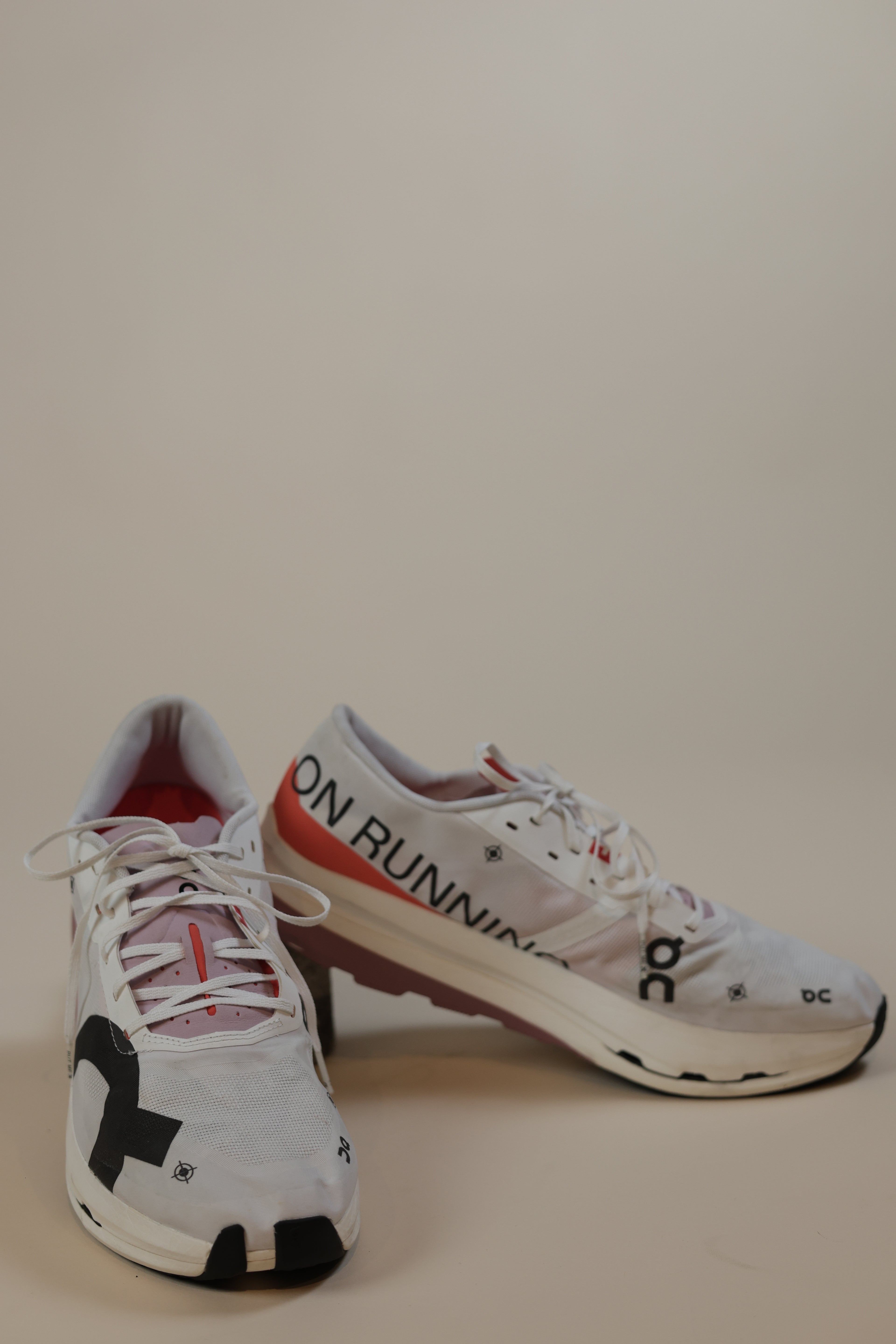 White Performance Running Shoes